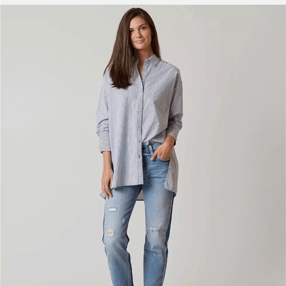 Free People Lakehouse Buttondown Shirt